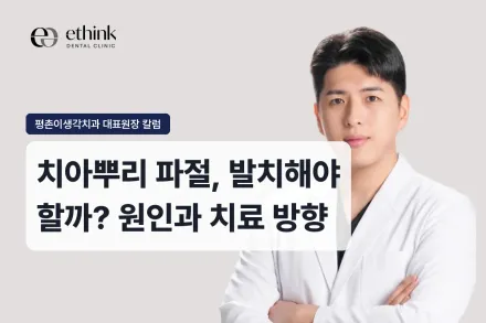치아뿌리 파절, 발치해야 할까? 원인과 치료 방향